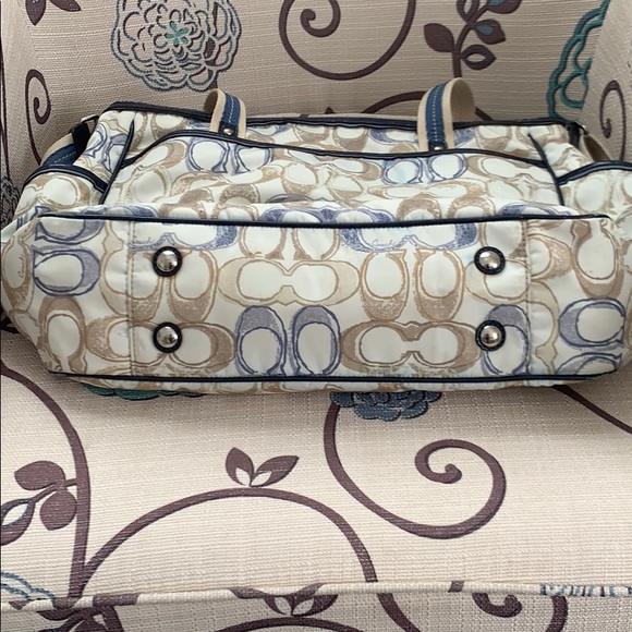 Coach Signature Print Baby Tote - Picture 3 of 3